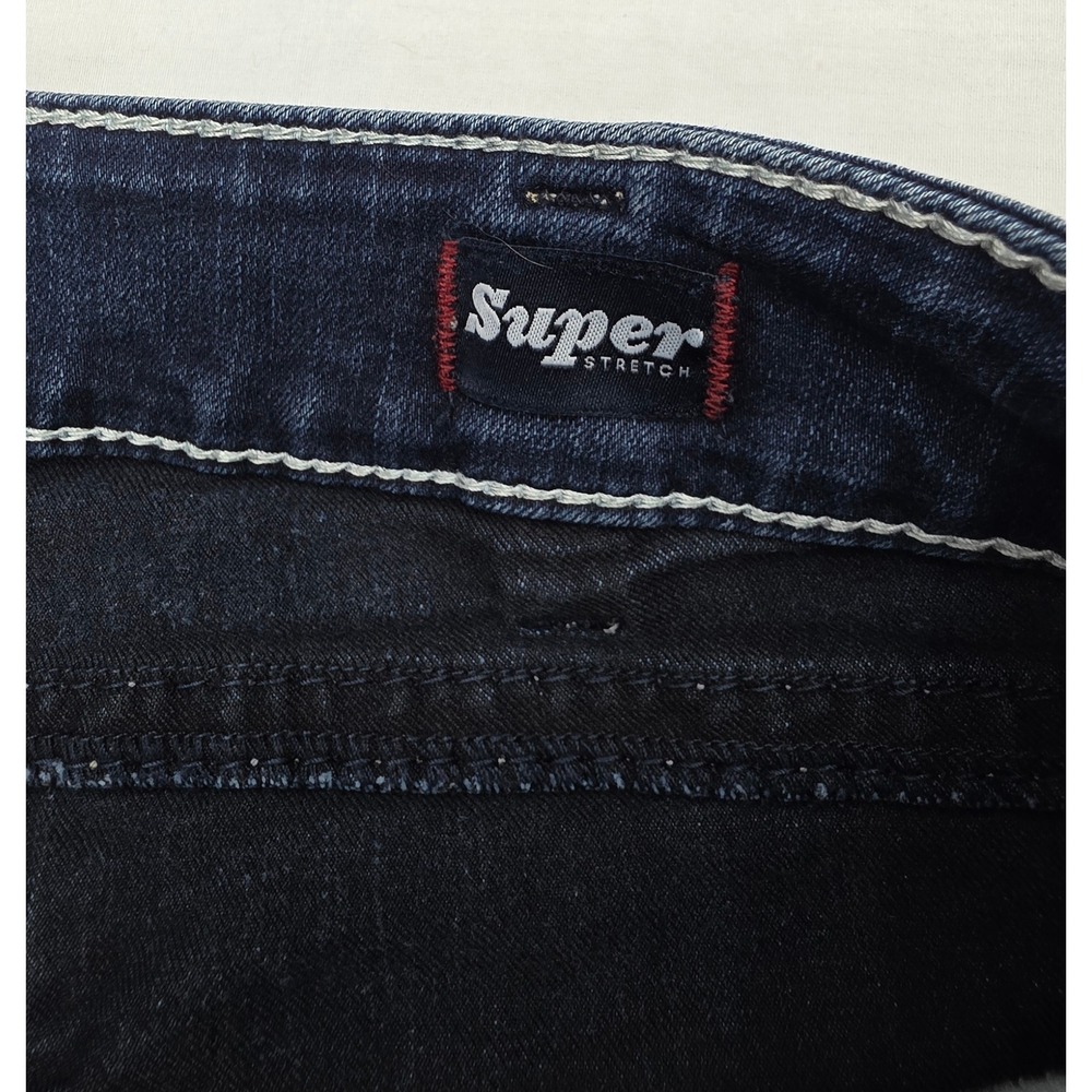 Silver Jeans Co Suki Mid Skinny Dark Wash Women's Denim Super Stretch W33 L31 - Picture 4 of 10